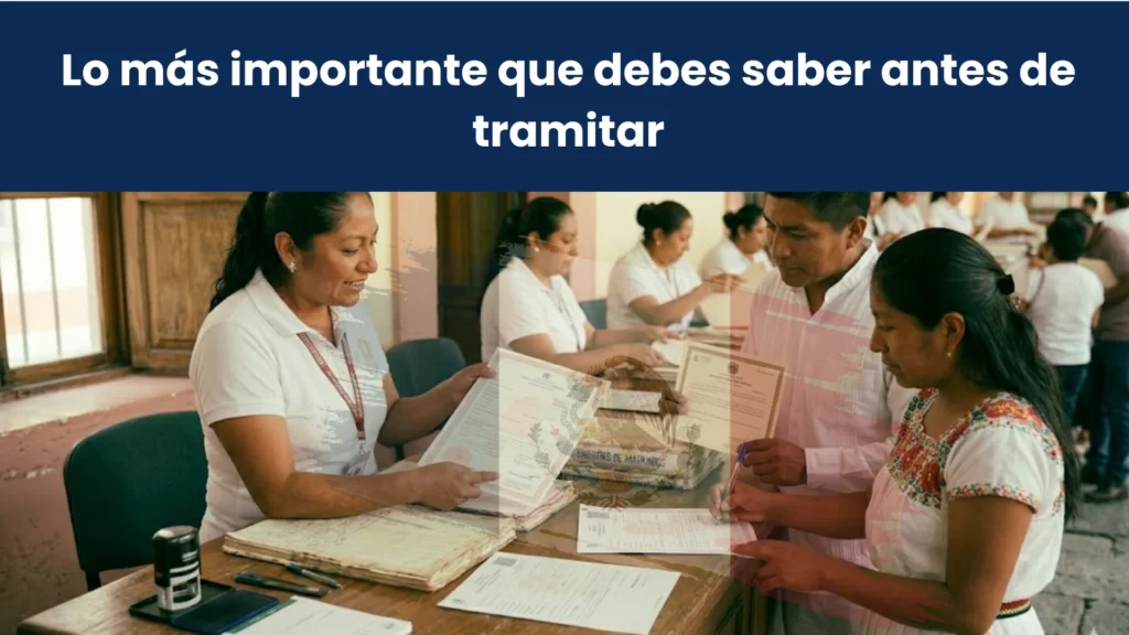 Lo más importante que debes saber antes de tramitar
